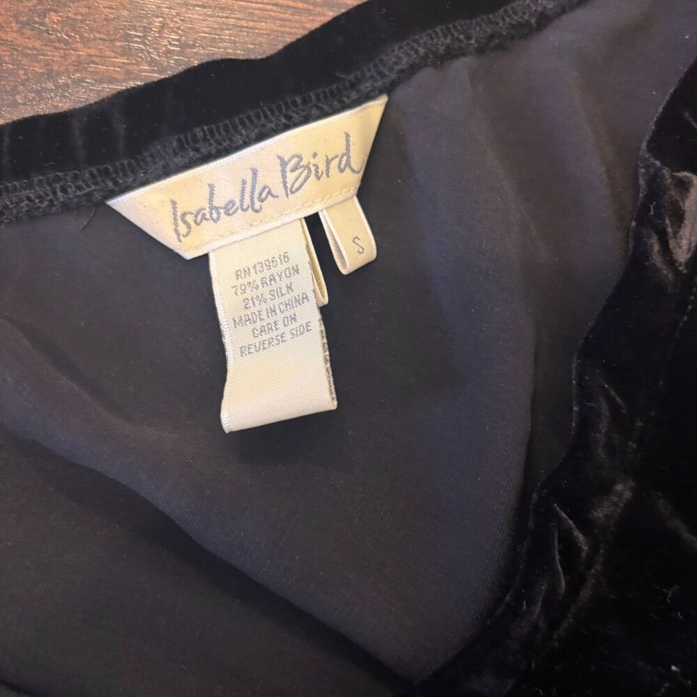 Isabella Bird size Small Silk Blend Velvet Whimsygoth Witchy Maxi Skirt - Picture 3 of 6